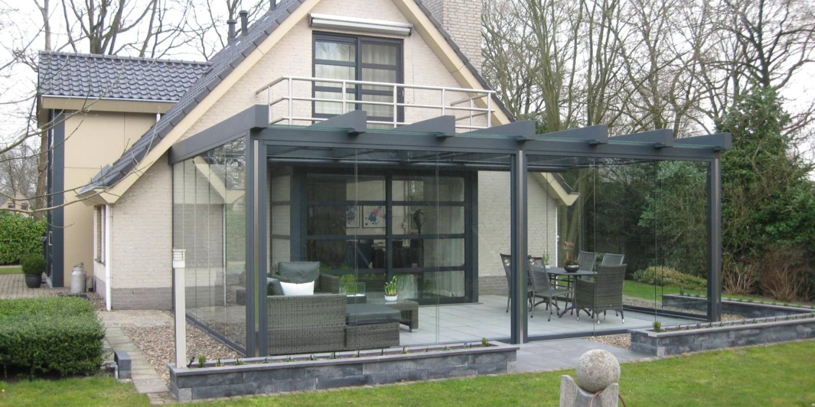 moderne veranda staal